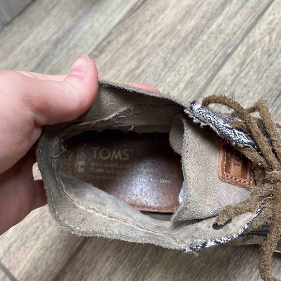 Toms Leather Espadrille Boots - Picture 8 of 10